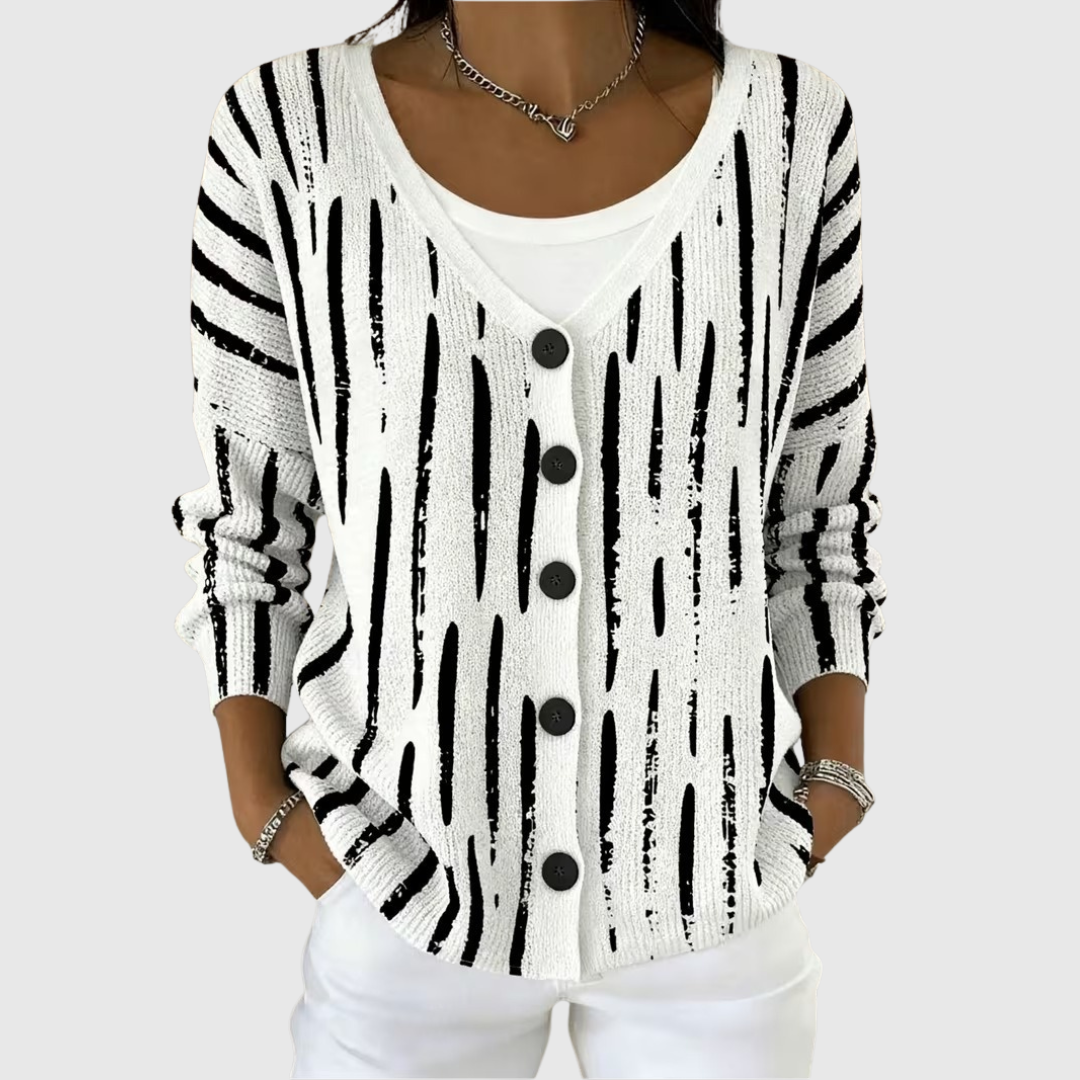 Leonora | Cardigan in maglia con bottoni