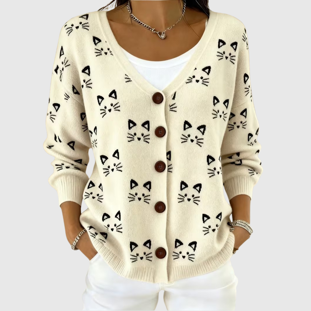 Adele | Cardigan in maglia con bottoni