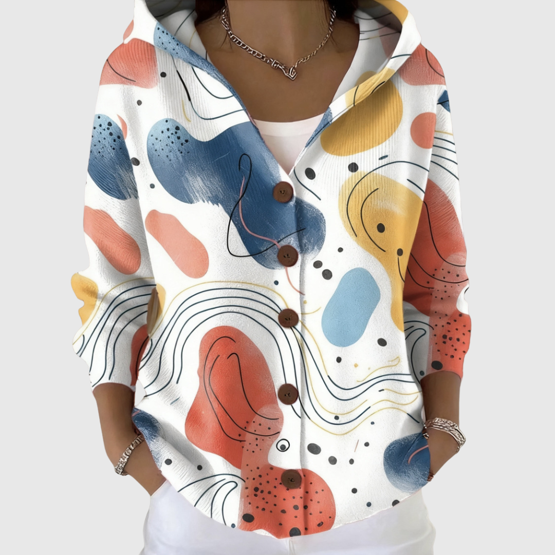 Stella | Abito in maglia con cappuccio