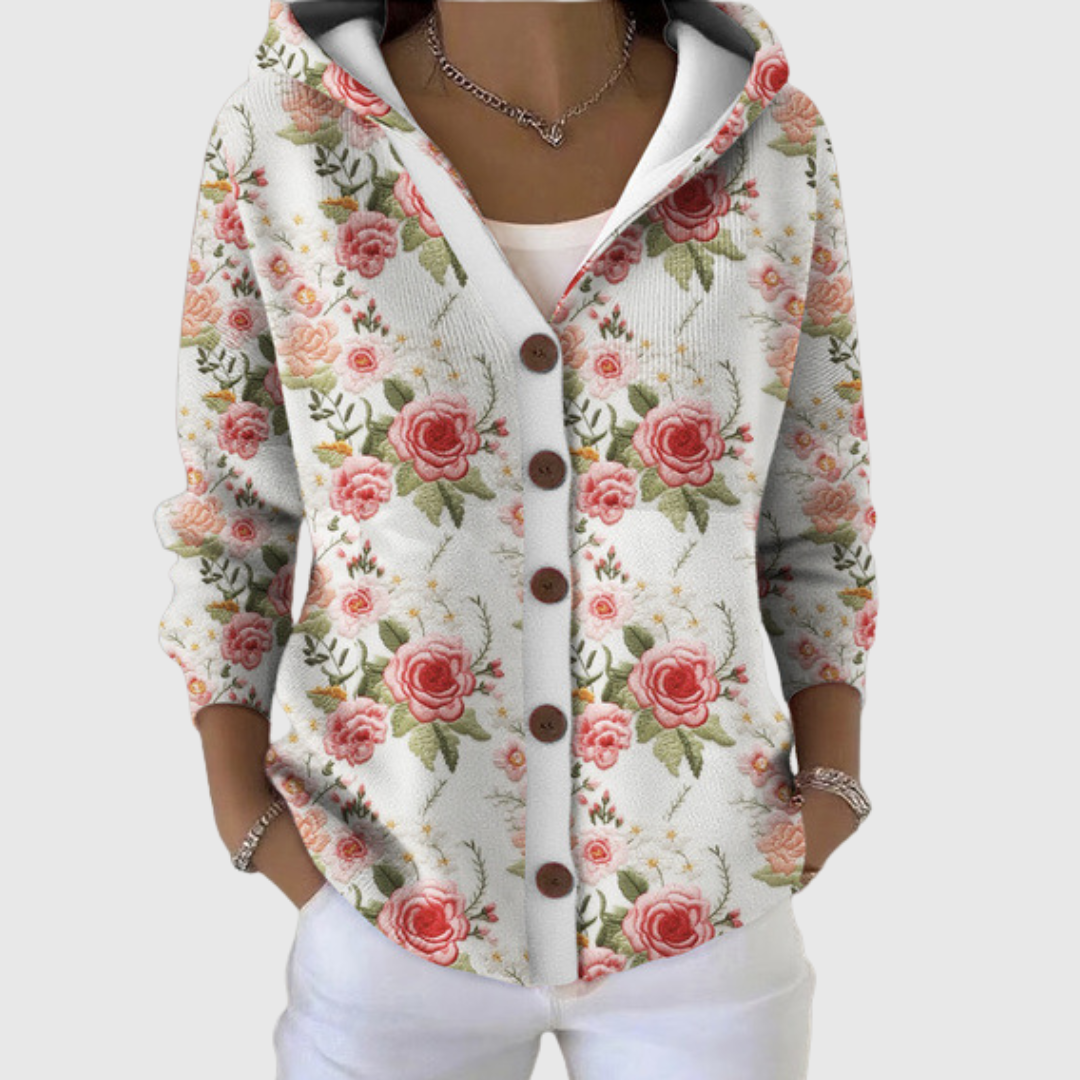 Cesarina | Abito in maglia con cappuccio