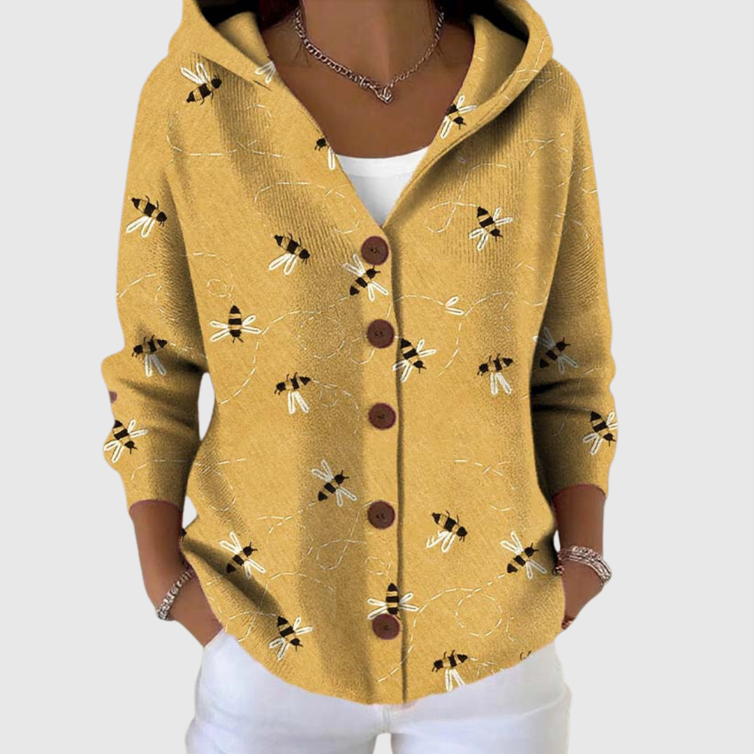 Isabella | Cardigan in maglia con cappuccio