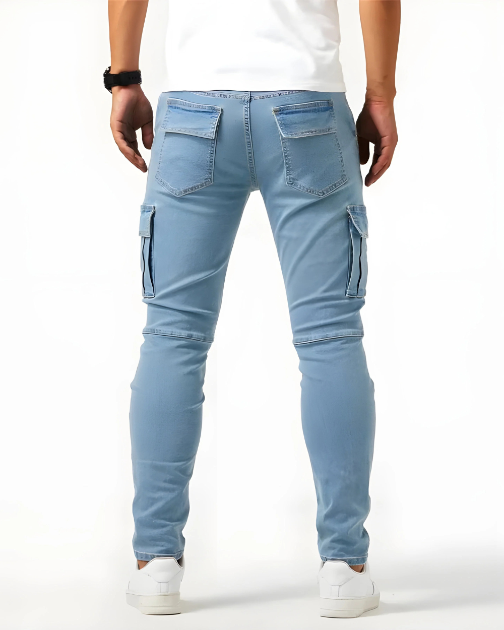 PANTALONI CARGO STRETCH