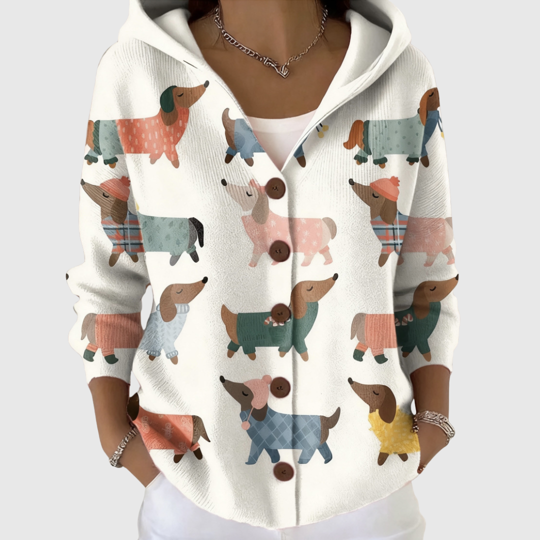 Neve | Maglione con cappuccio in maglia
