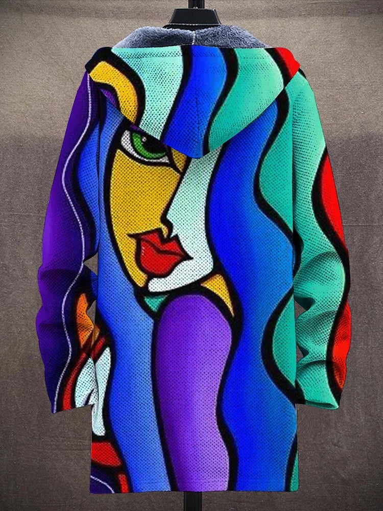 Cormac | Cardigan con Cappuccio Artistico