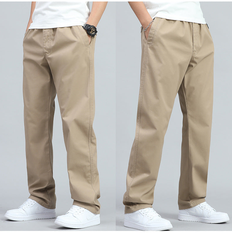 PANTALONI UOMO AMPI IN COTONE