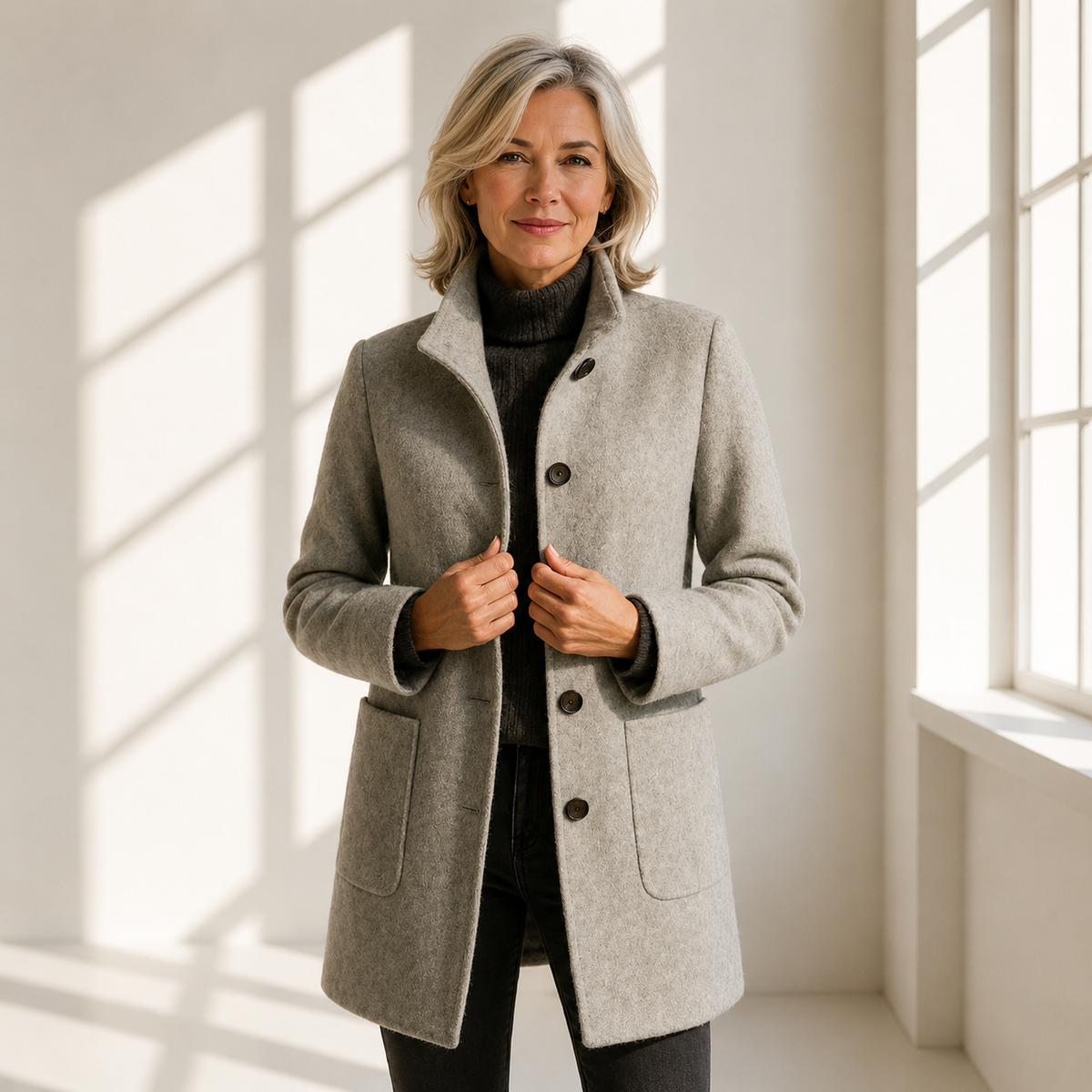 Éléonore | Cappotto midi in lana