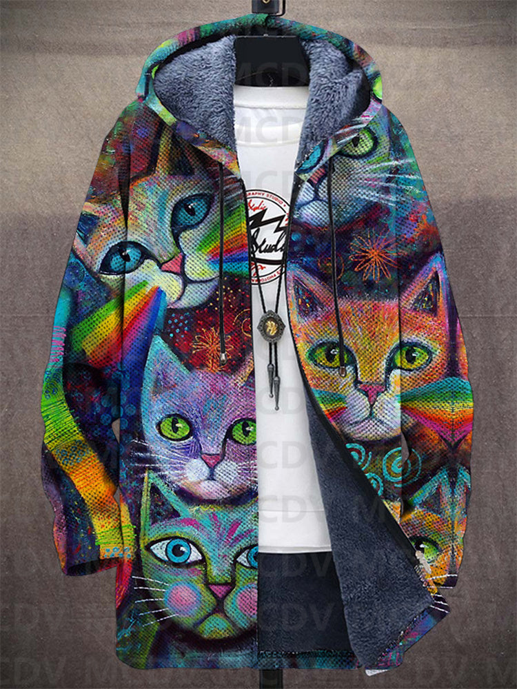 Rowland | Cardigan con Cappuccio Artistico