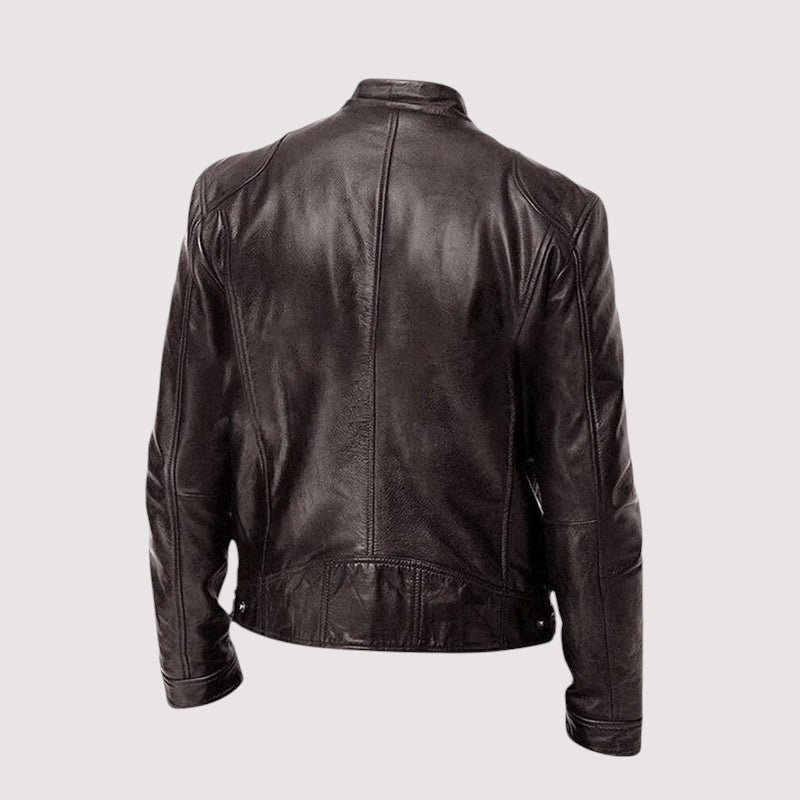 GIACCA IN PELLE DA UOMO ELEGANTE DI ALTA GAMMA