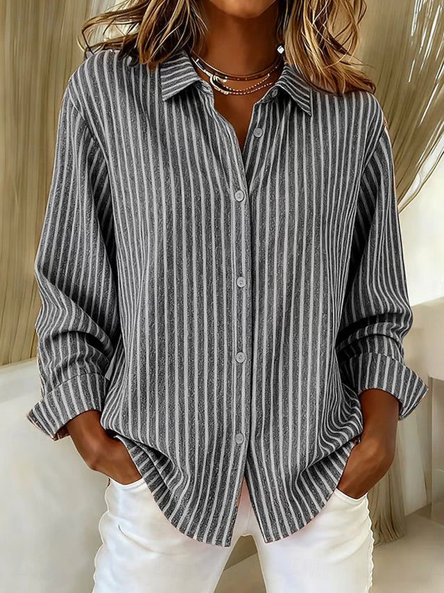 Gerda | Camicia a righe con bottoni