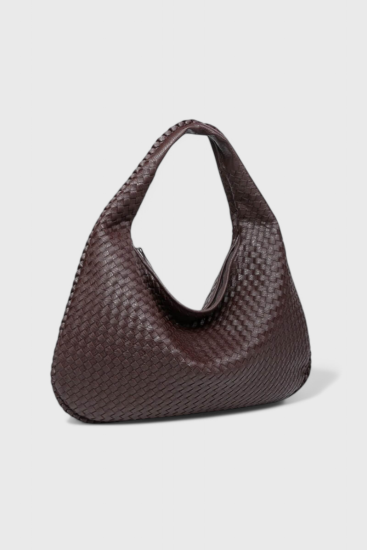 Borsa a tracolla intrecciata Tilly