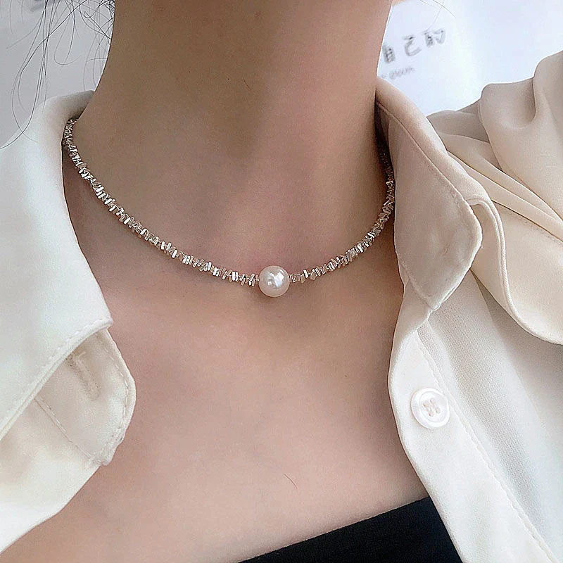COLLANA ELEGANTE CON PERLE