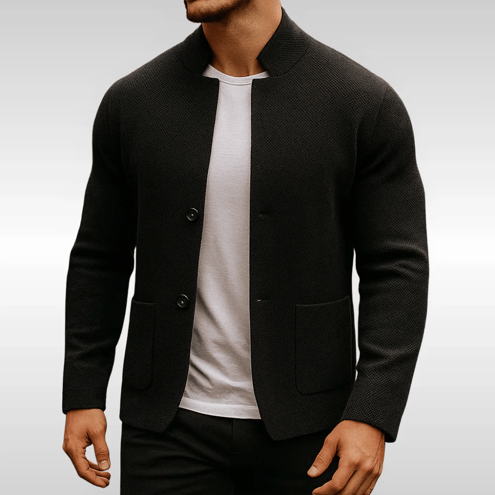 GILET IN MAGLIA TESTURIZZATA DA UOMO