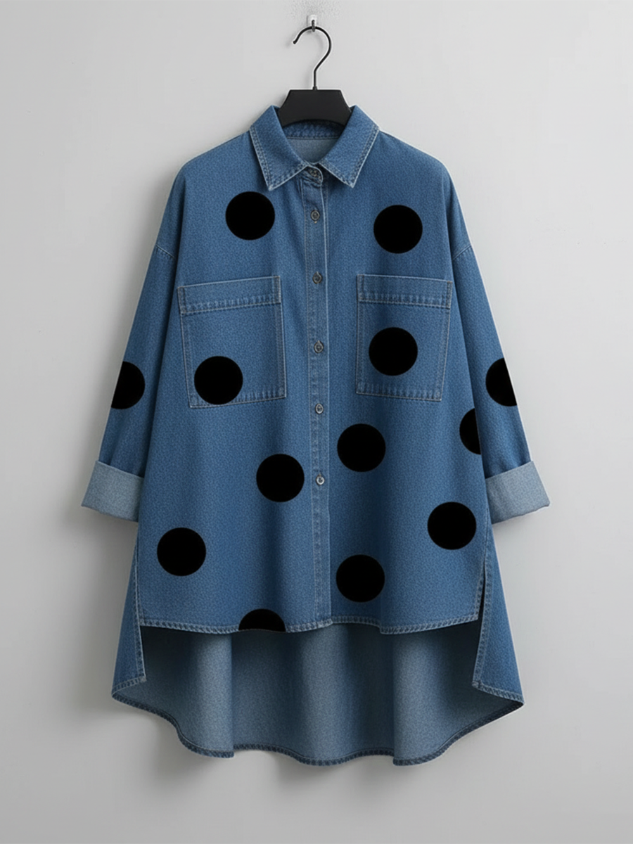 Peggy™ — Sopracamicia a Pois