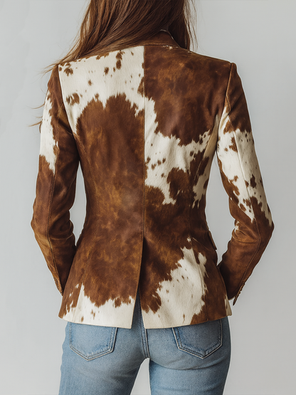 Priscilla | Blazer con motivo esclusivo