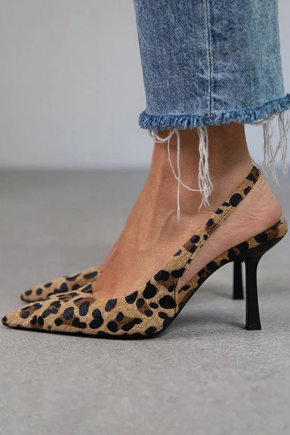 Scarpe con tacco leopardate Dulce™ D'Orsay