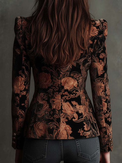 Yvette | Blazer floreale decorativo su misura