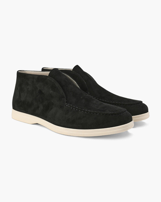 Mason | Mocassino scamosciato da uomo mid-cut senza lacci