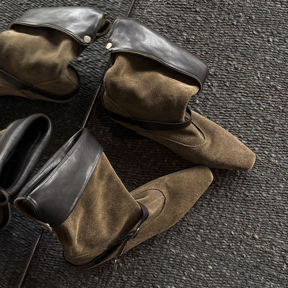 Stivali Queli in Vero Suede