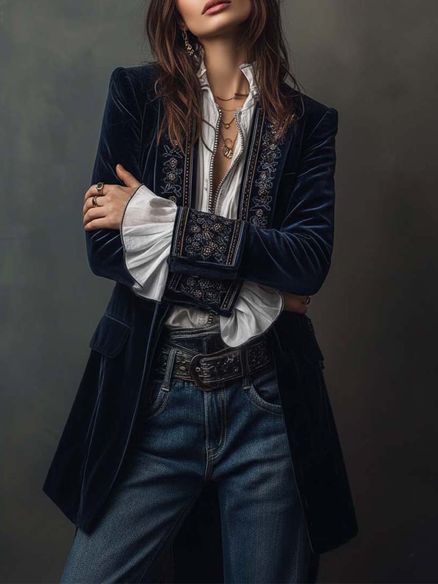 Nuria - Giacca elegante in velluto