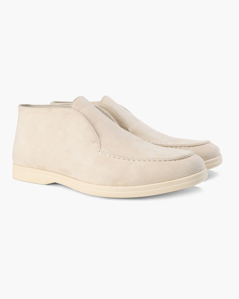 Mason | Mocassino scamosciato da uomo mid-cut senza lacci