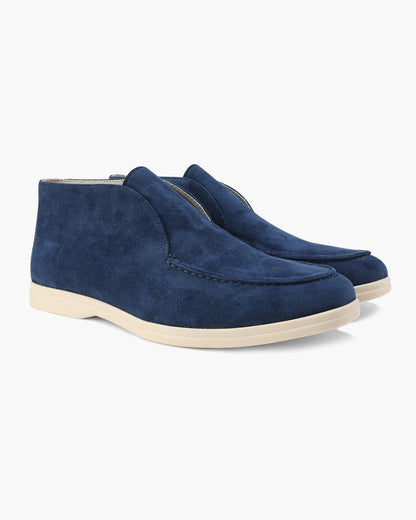 Mason | Mocassino scamosciato da uomo mid-cut senza lacci