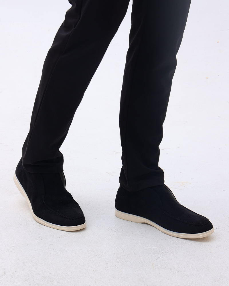 Mason | Mocassino scamosciato da uomo mid-cut senza lacci