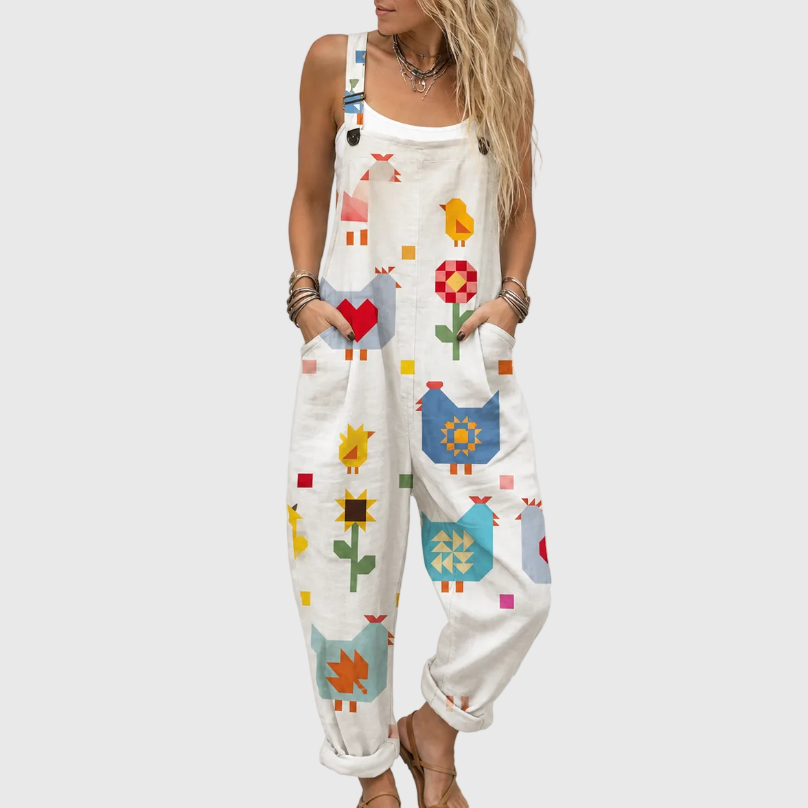 Tuta Patchwork Uccellini