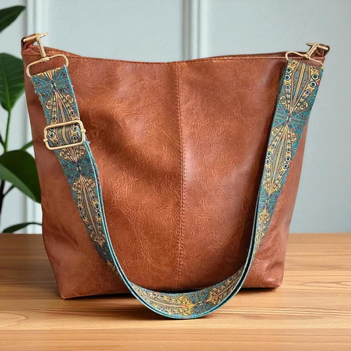 Elena vintage™ | Elegante borsa a tracolla in pelle vintage