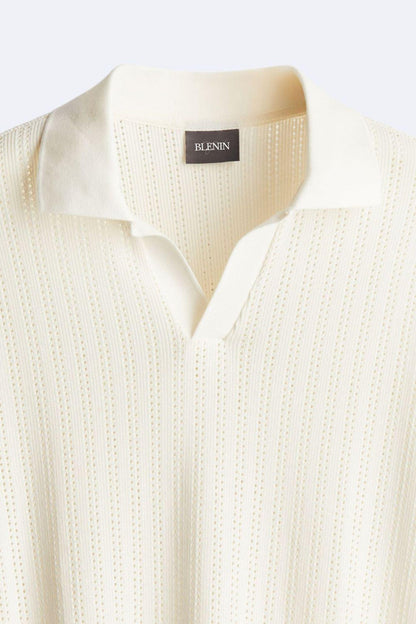 Polo in maglia elegante per un look chic