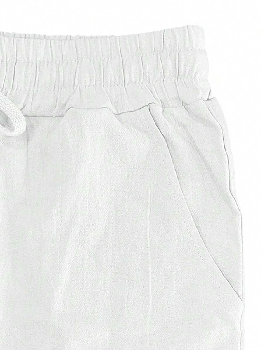 PANTALONI LEGGERI IN LINO CON COULISSE
