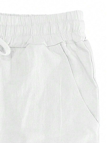 PANTALONI LEGGERI IN LINO CON COULISSE