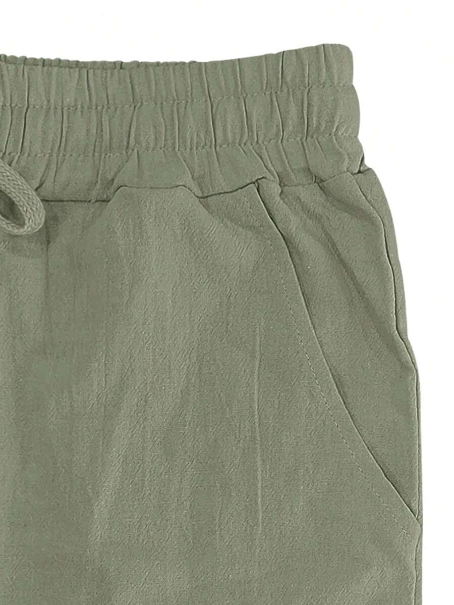 PANTALONI LEGGERI IN LINO CON COULISSE