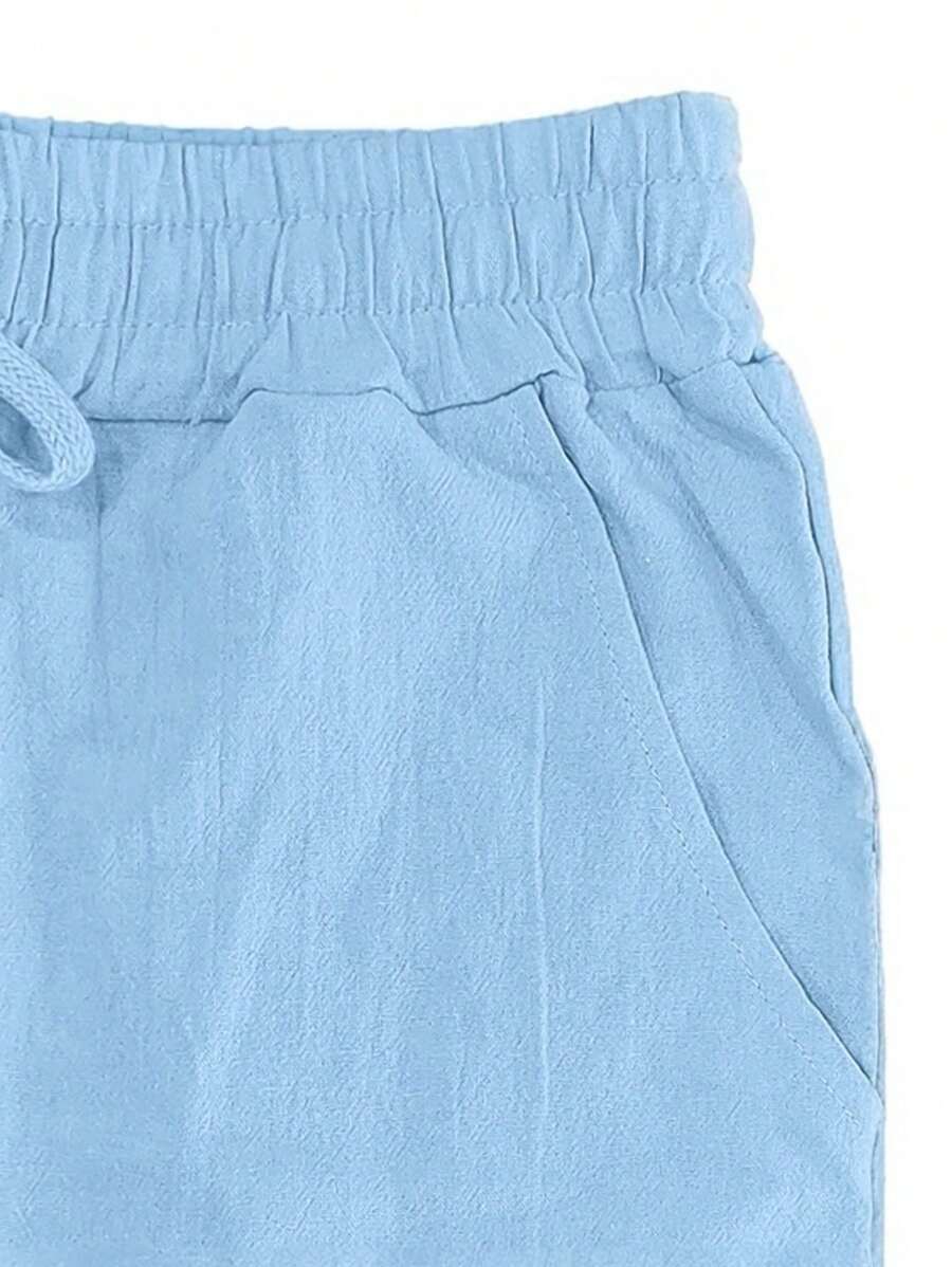 PANTALONI LEGGERI IN LINO CON COULISSE