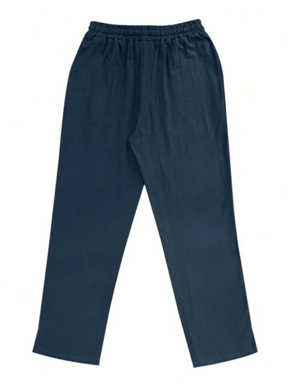 PANTALONI LEGGERI IN LINO CON COULISSE