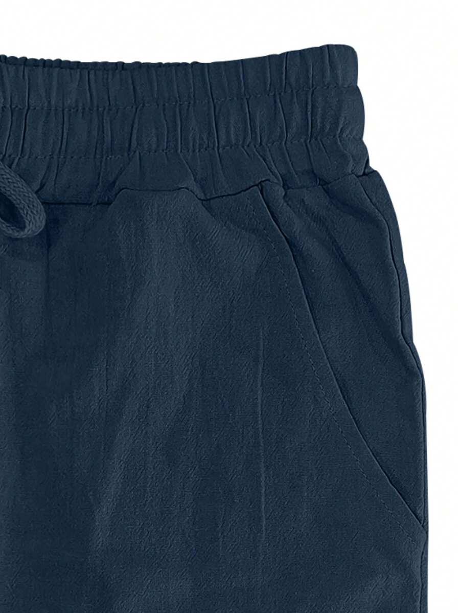 PANTALONI LEGGERI IN LINO CON COULISSE