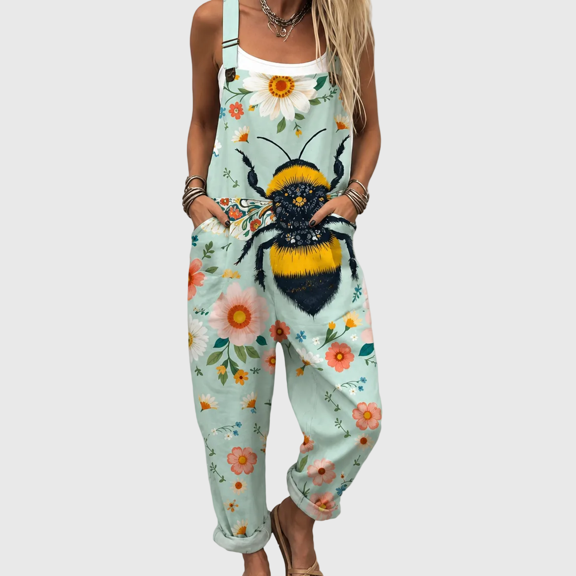 Salopette Fiori e Ape