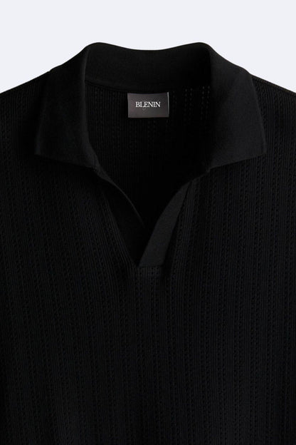 Polo in maglia elegante per un look chic