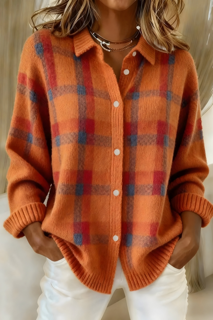 Bernadette | Cardigan a quadri