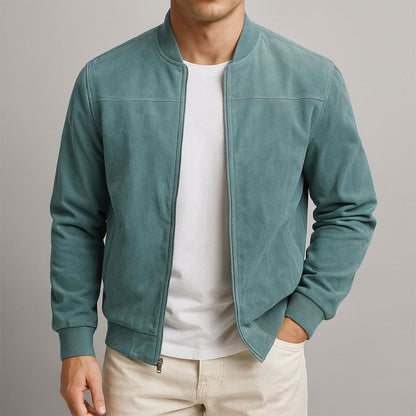 Giacca bomber effetto camoscio Antoine