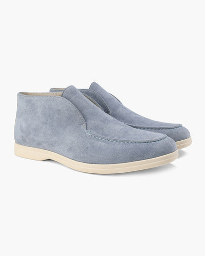 Mason | Mocassino scamosciato da uomo mid-cut senza lacci