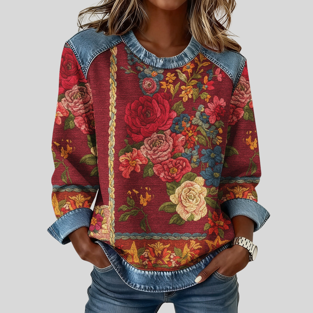 Junelle™ | Felpa con stampa floreale