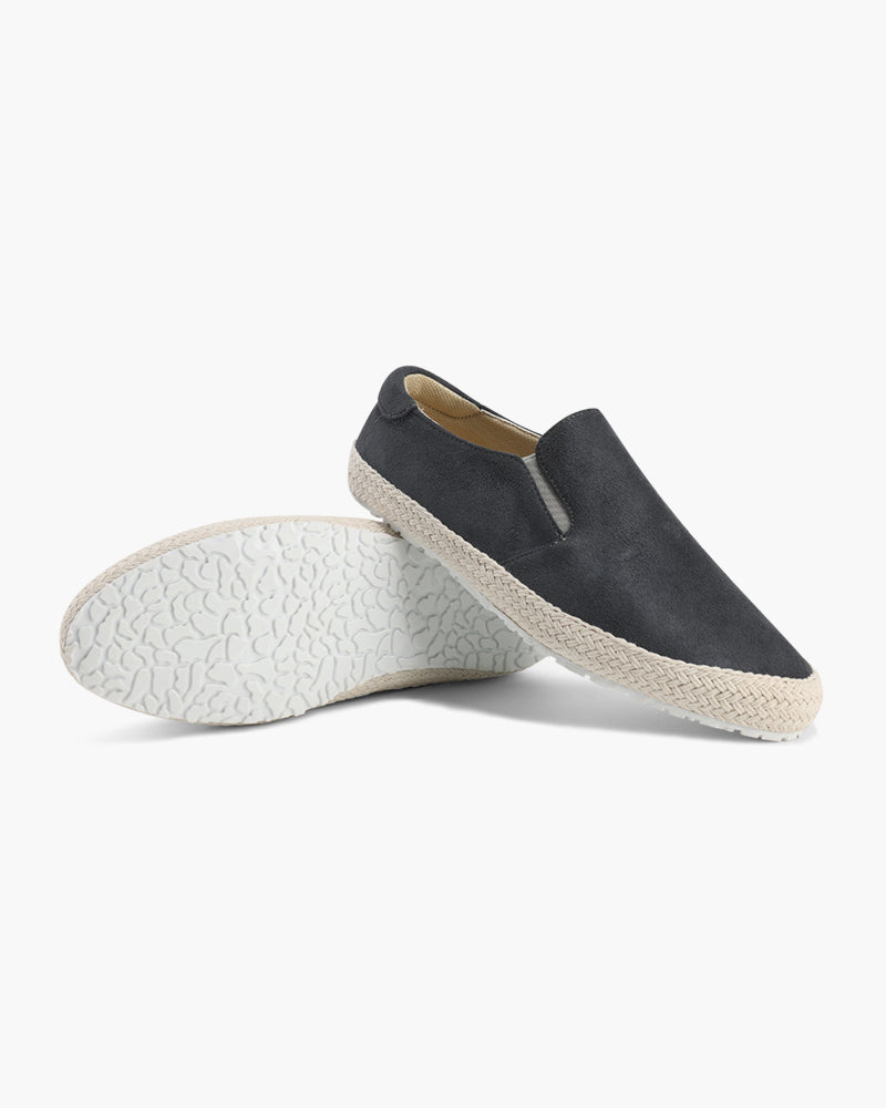 Jacob | Elegante Espadrillas da Uomo in Scamosciato con Suola in Juta