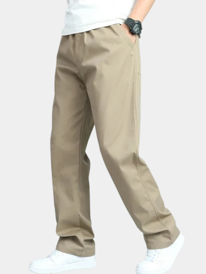 PANTALONI UOMO AMPI IN COTONE