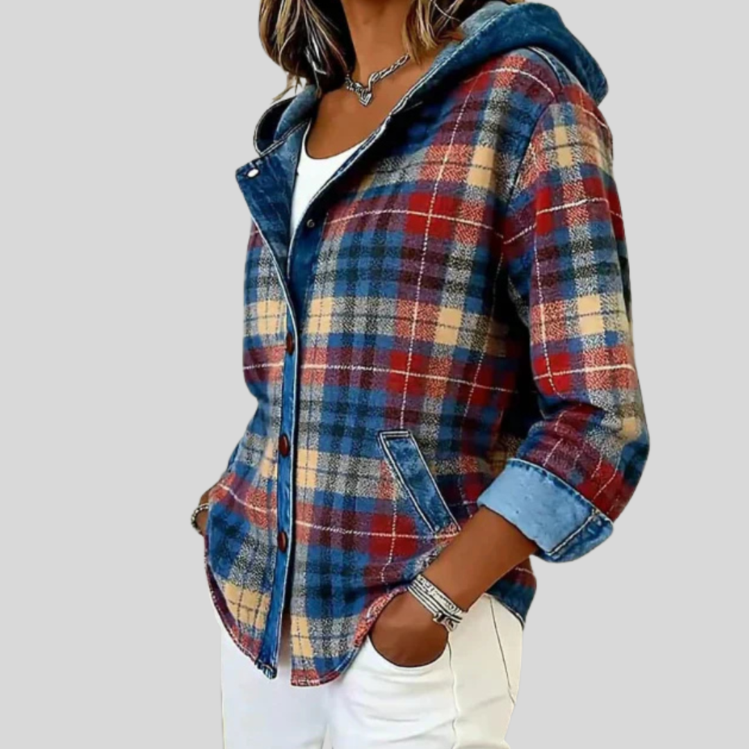 Hildred™ | Shacket a quadri foderata
