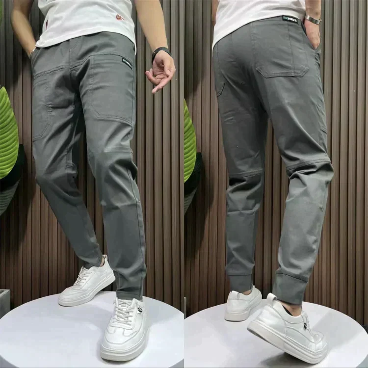 PANTALONI CARGO MULTITASCHE