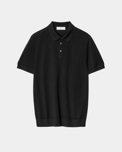 Polo minimalista da uomo a maniche corte elegante