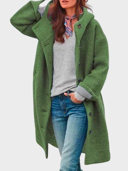 Alena™ | Cappotto Gombos con cappuccio