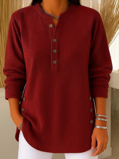 Mieke | Tunica Henley con bottoni