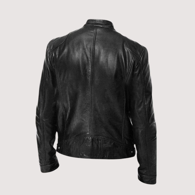 GIACCA IN PELLE DA UOMO ELEGANTE DI ALTA GAMMA