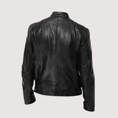 GIACCA IN PELLE DA UOMO ELEGANTE DI ALTA GAMMA